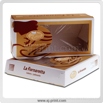 Industrial Food Packaging Box / Cake Box / Cardboard Window Color Box